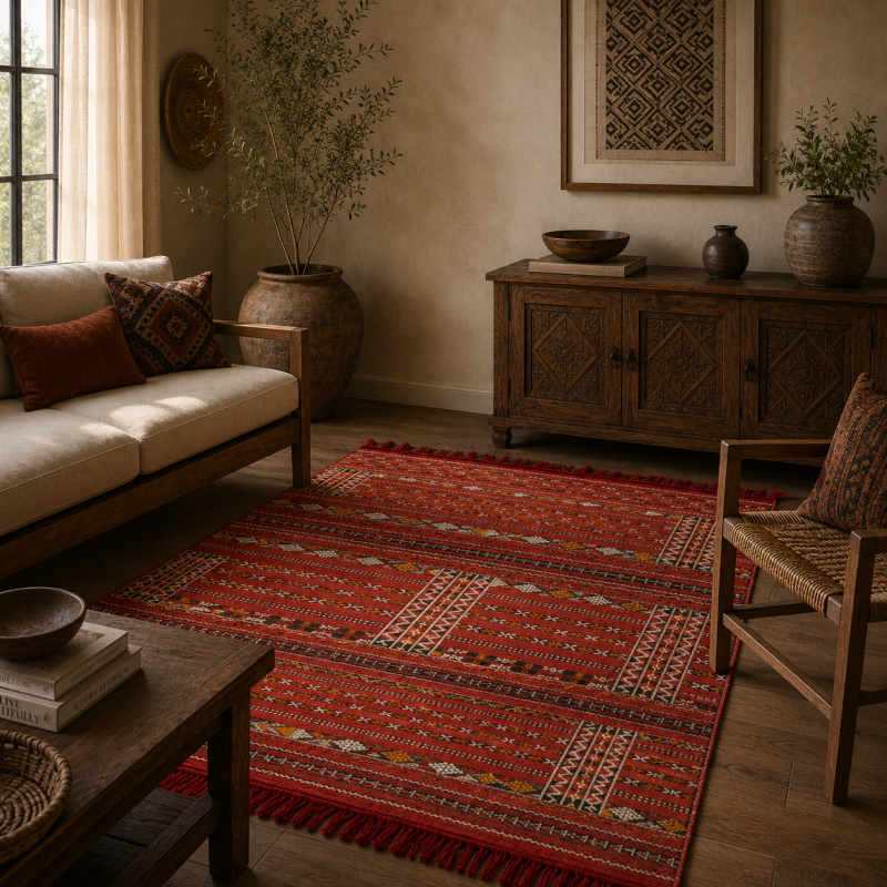 Handwoven Kilim Rug