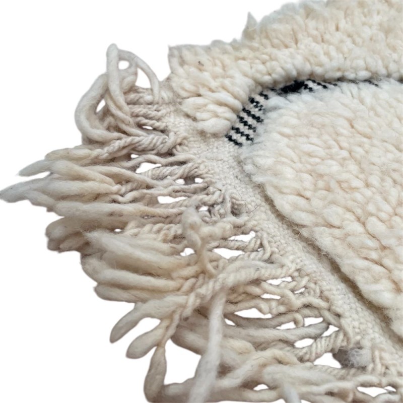 Moroccan Beni Ourain Style Wool Rug