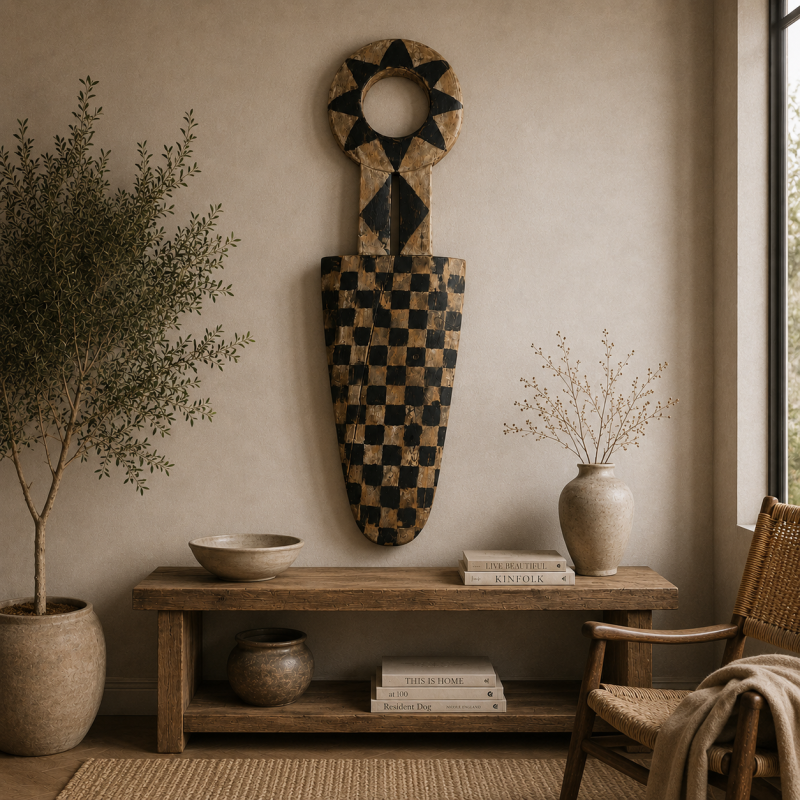 African Tribal Shield Wall Decor