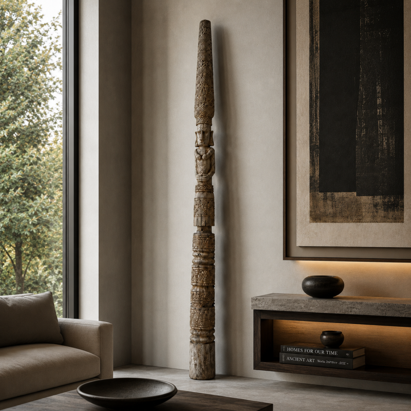 Indonesian Tribal Totem Sculpture
