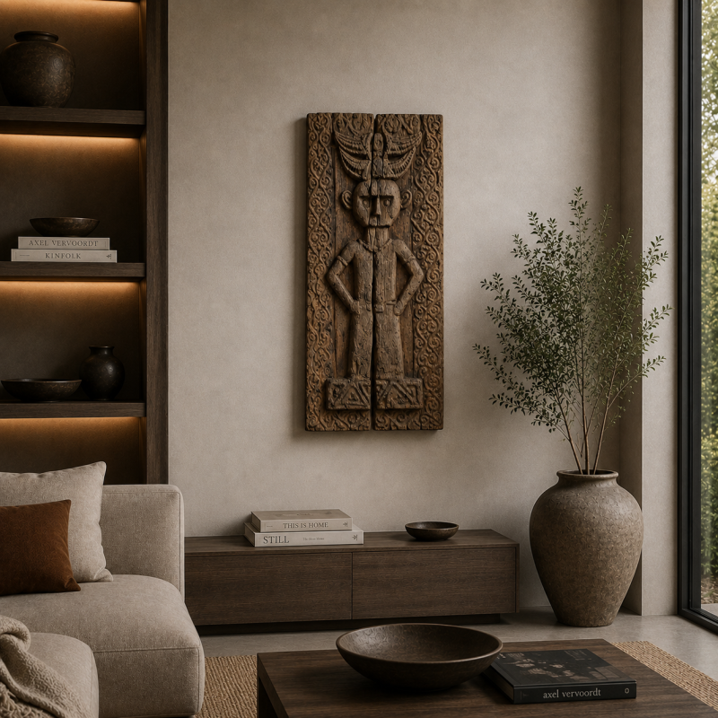 Tribal Ancestor Wall Panel