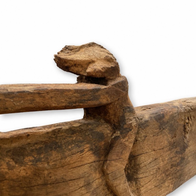 Antique Horse Sculpture on Iron Stand