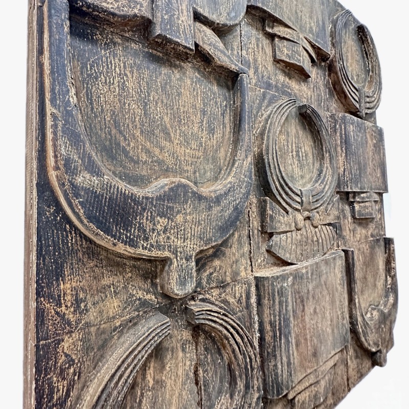 Toraja Carved Wood Panel