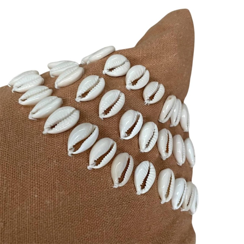 Toffee Shell Cushion