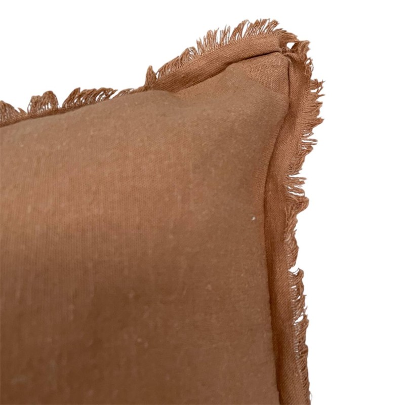 Toffee Linen Cushion
