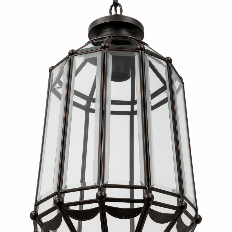Modern Glass Hanging Lantern
