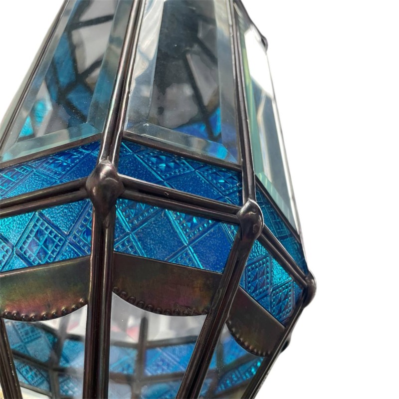 Ruby Glass Hanging Lantern