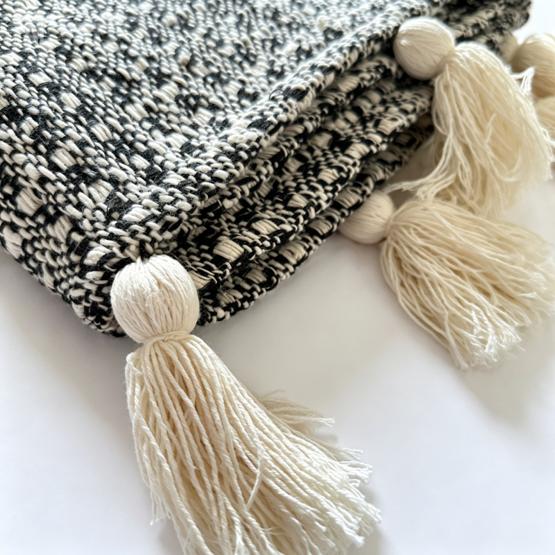 Tweed Woven Throw Blanket