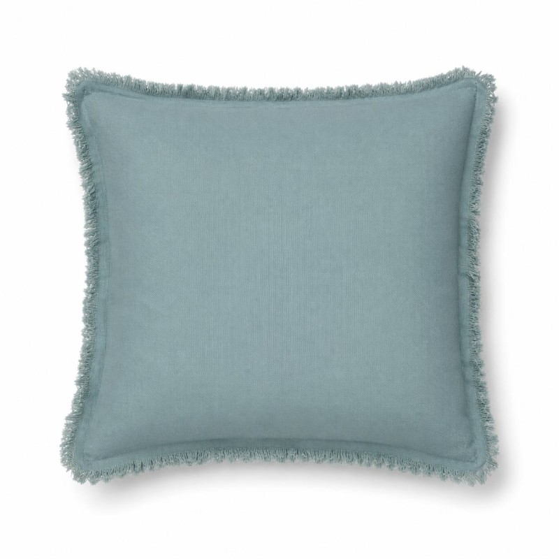 Seafoam Fringe Cushion 