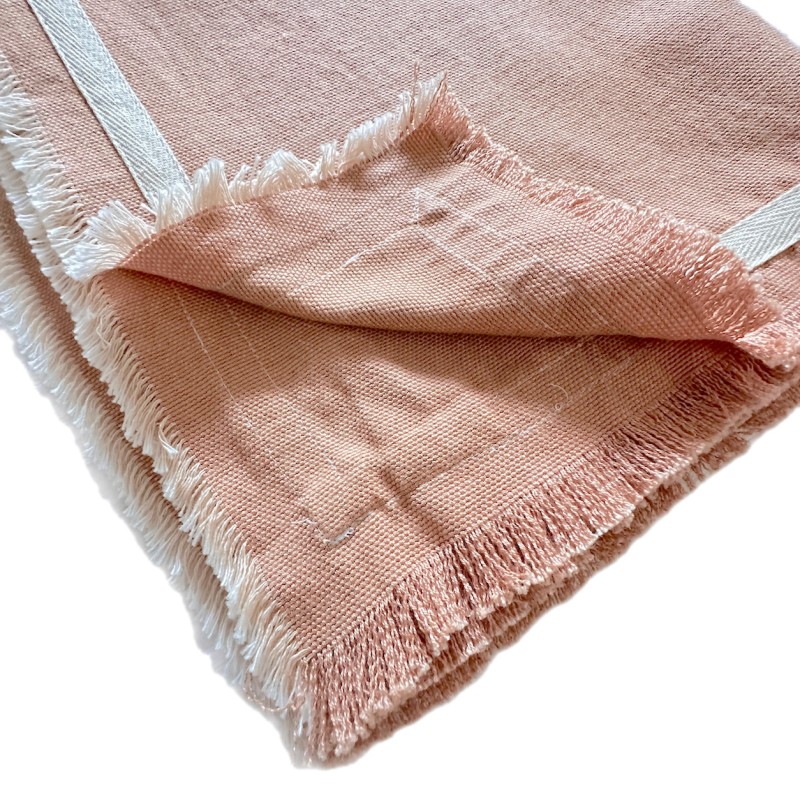 Fringed Woven Throw Blanket