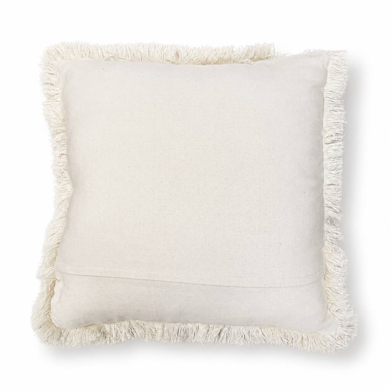 Terracotta Tribal Fringe Cushion 
