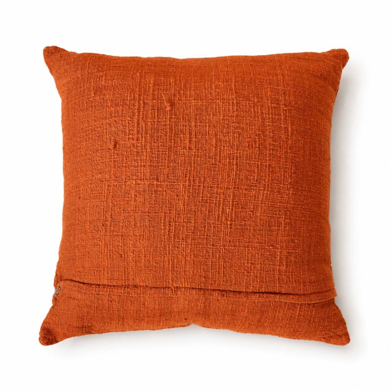 Terracotta Woven Stripe Cushion 