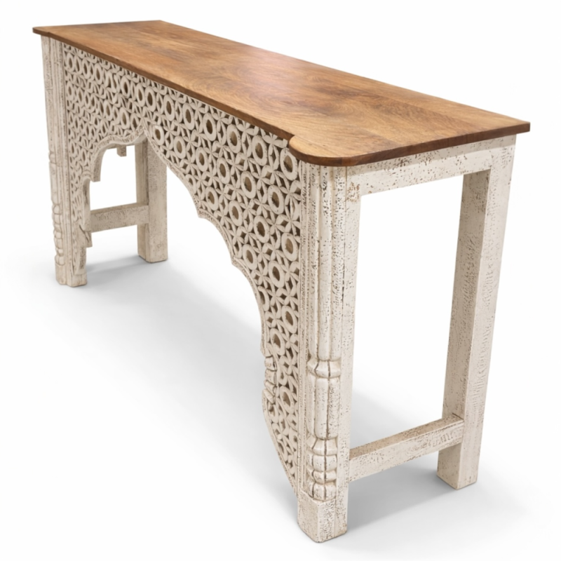 Carved Indian Console Table
