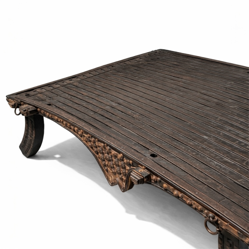 Antique Indian Low Wooden Table
