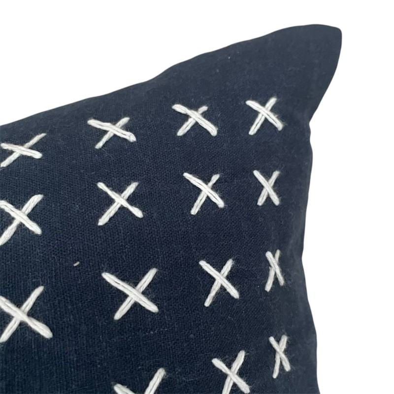 Indigo Linen Cushion 