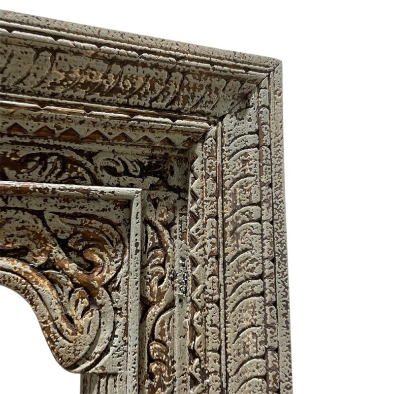 Carved Arch Window Frame Panel