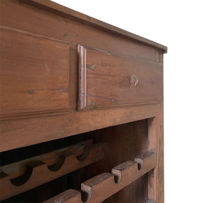 Solid Wood Wine Storage Sideboard