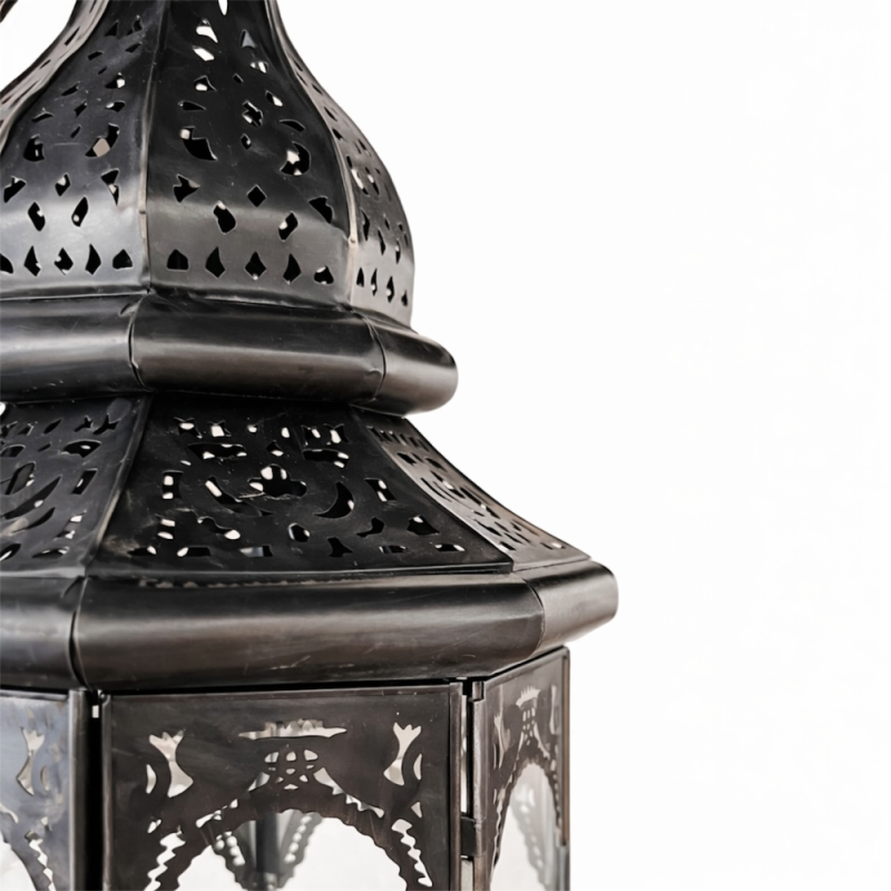 Black Metal Hanging Lantern