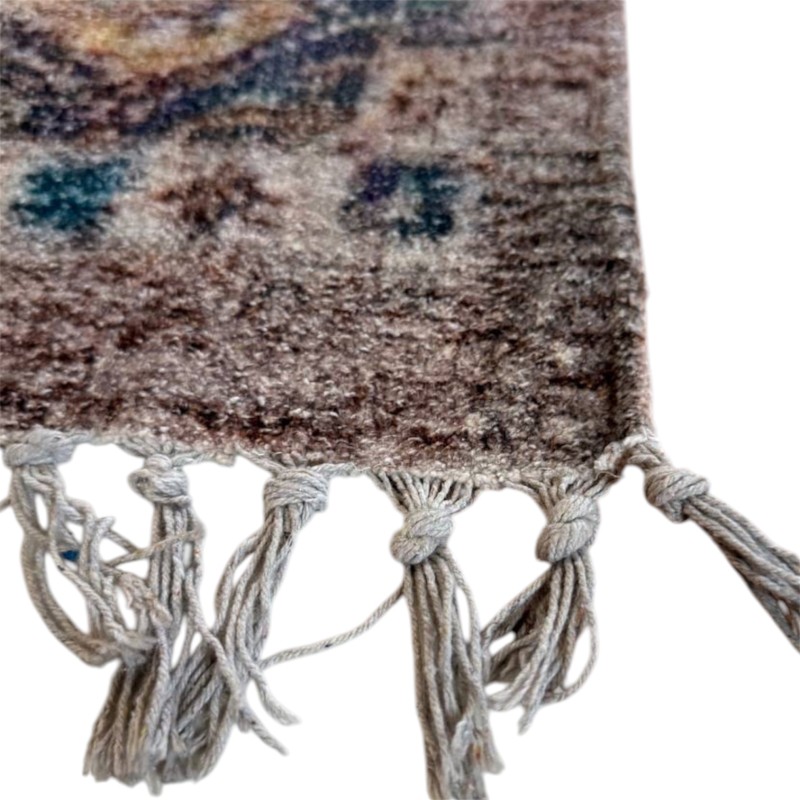Handwoven Vintage-Style Medallion Area Rug