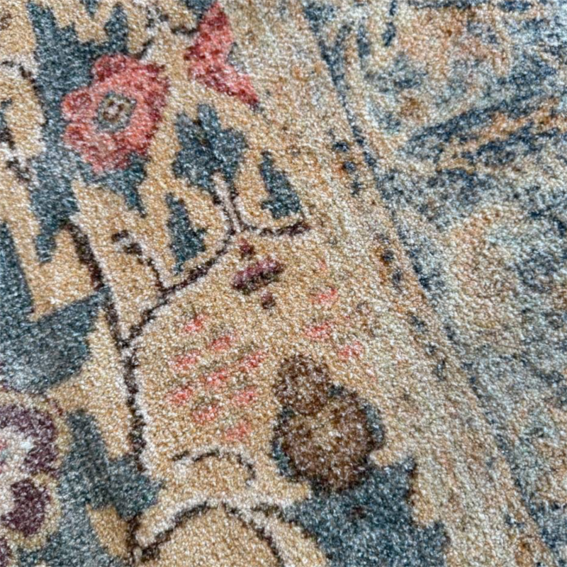 Handwoven Floral Heritage Area Rug
