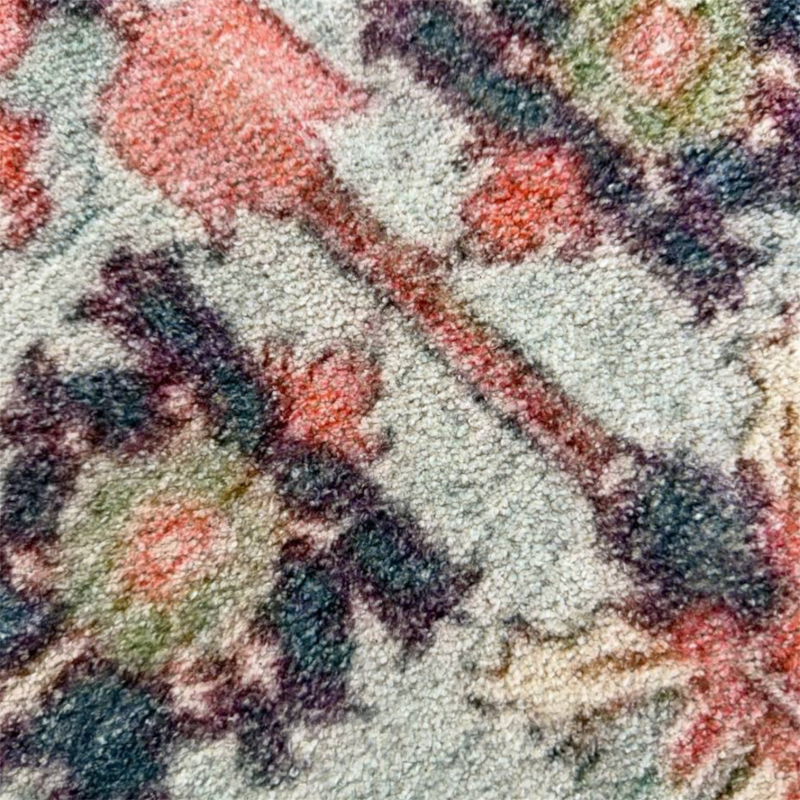Handwoven Heritage Floral Area Rug
