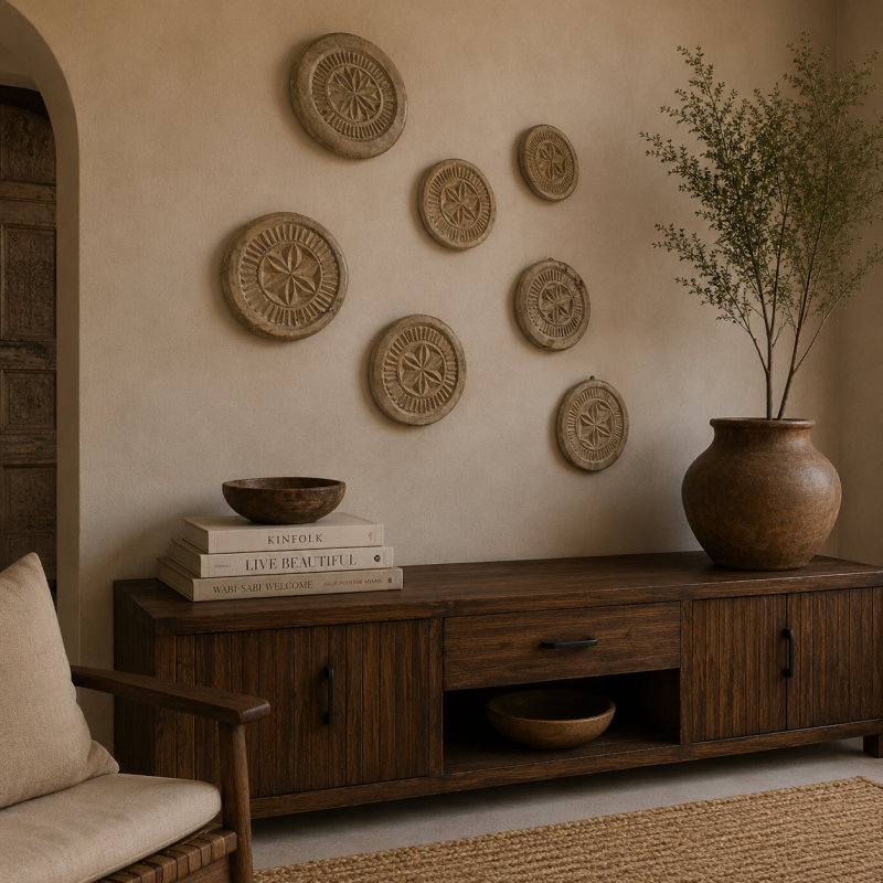  Hand-Carved Indian Wall Decor