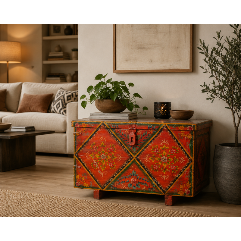 Wooden Painted Box