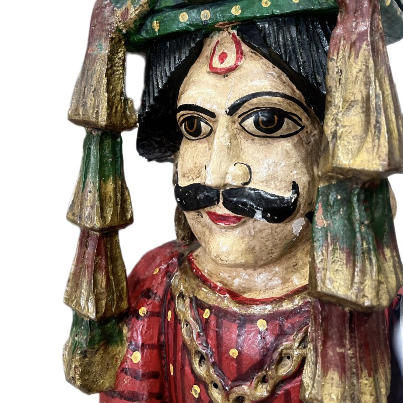 Wooden Royal Guard Statue