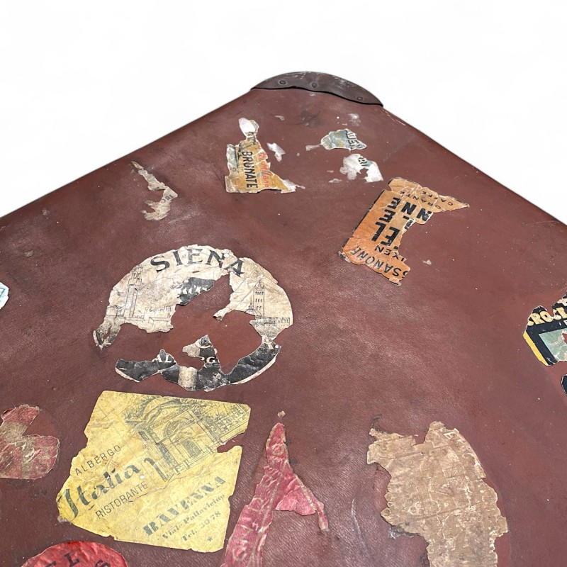 Vintage Leather Suitcase 