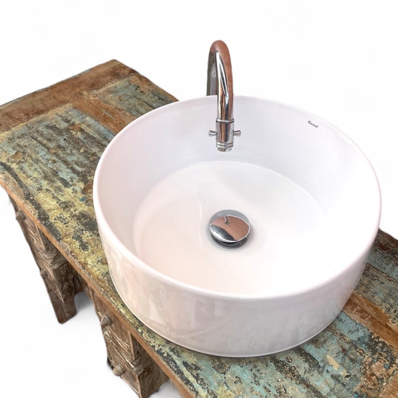 Rustic Double Vanity with Sinks