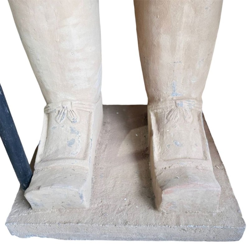 Terracotta Warrior Sculpture with Spear
