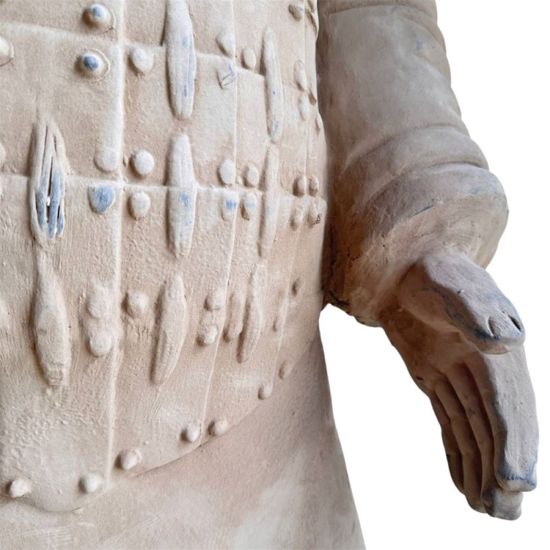 Terracotta Warrior Sculpture with Spear