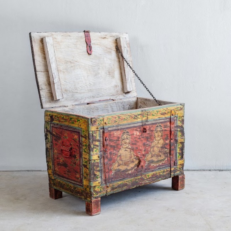 Old Painted Chest