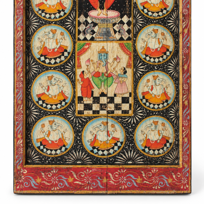 Hand-Painted Rider Door Panel