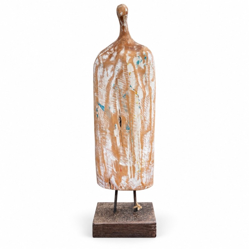 Carved Wooden Human Figure