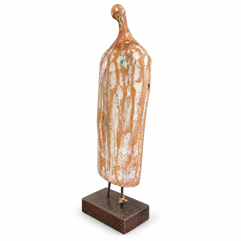 Carved Wooden Human Figure