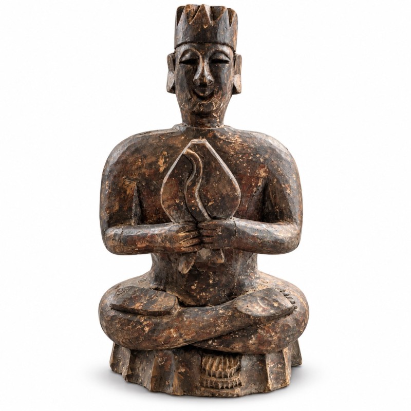 Naga Seated Figure Statue