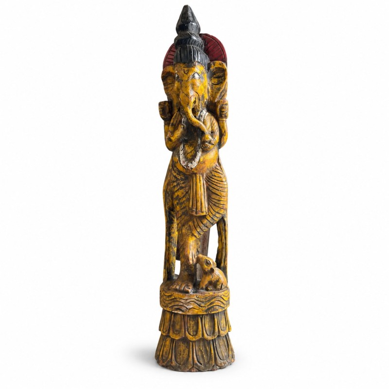 Naga Ganesha Statue – Yellow