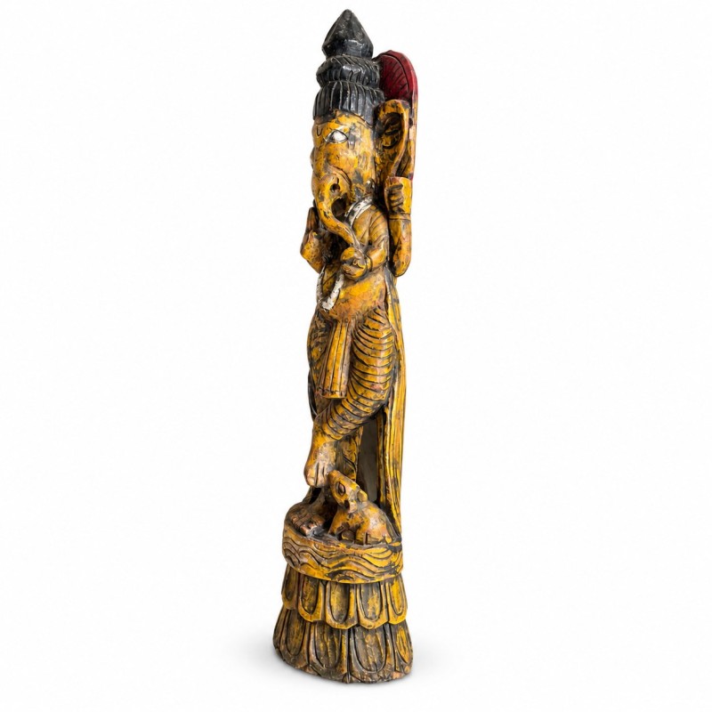 Naga Ganesha Statue – Yellow