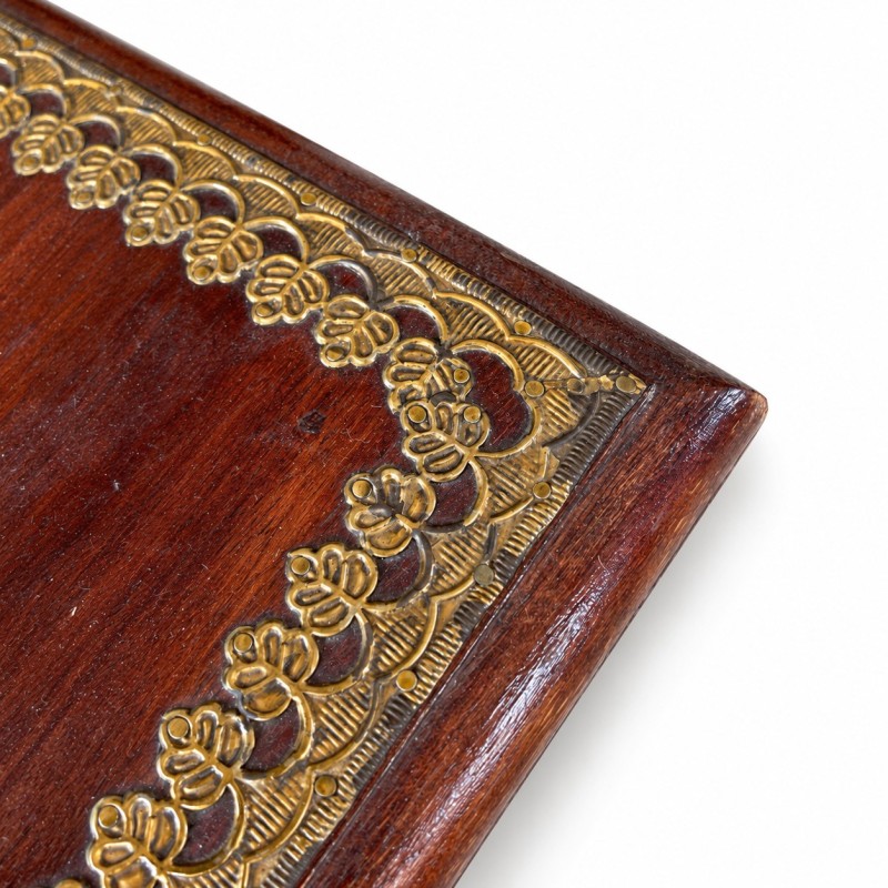 Nesting Tables with Brass Fittings