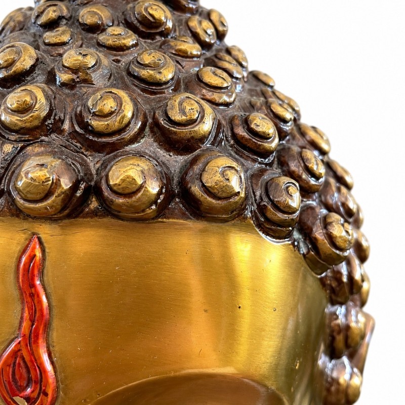 Brass Buddha Head
