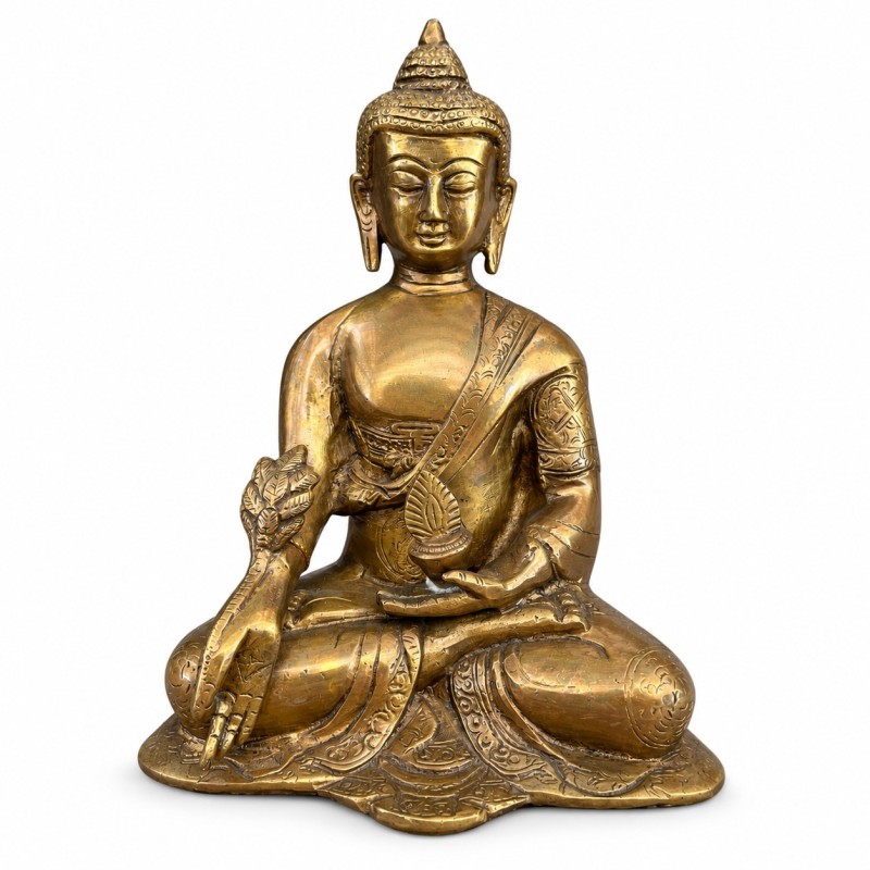 Brass Seated Buddha