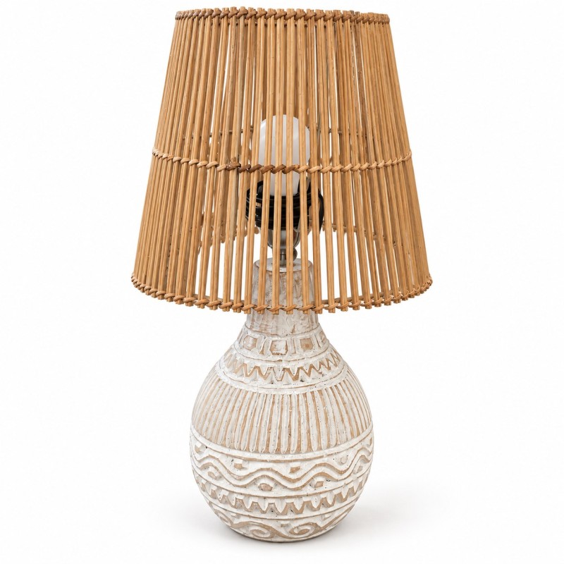 Carved Timor Table Lamp
