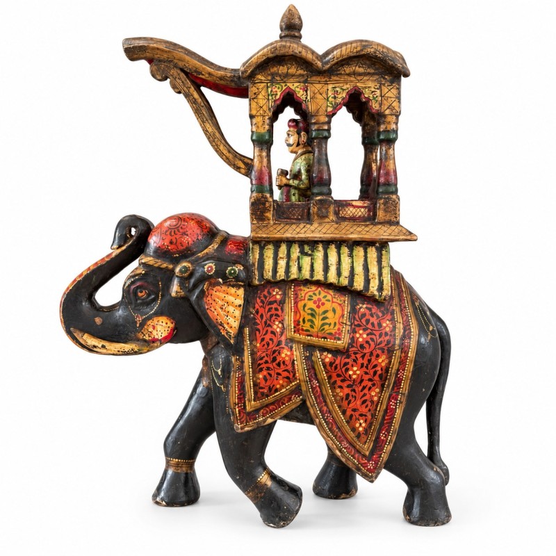 Decorative Elephant with Howdah