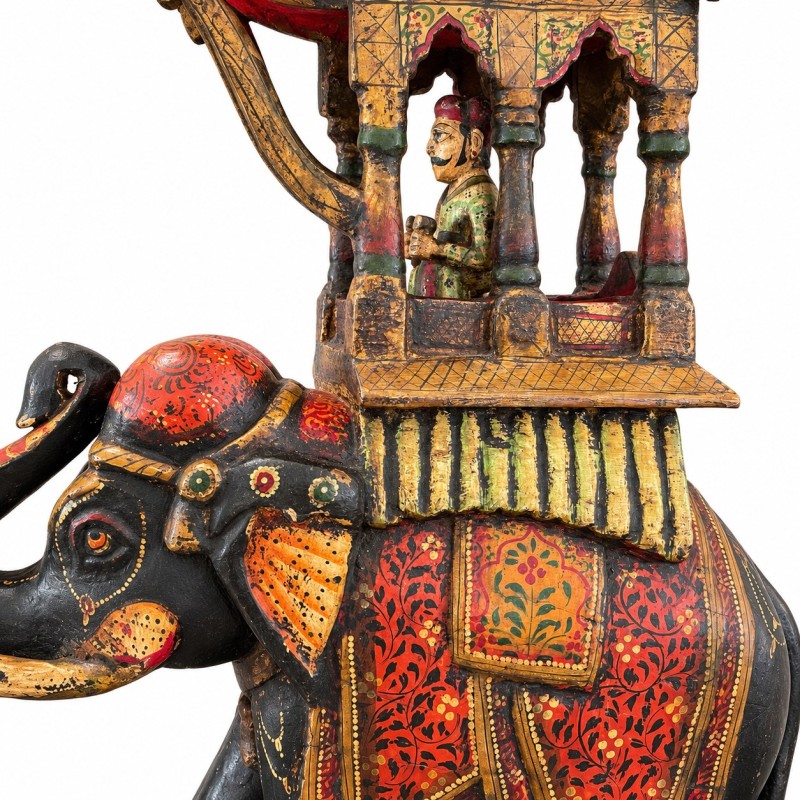 Decorative Elephant with Howdah