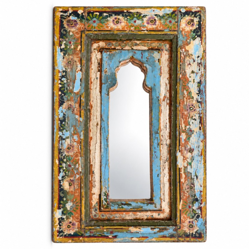 Hand-Painted Arch Mirror