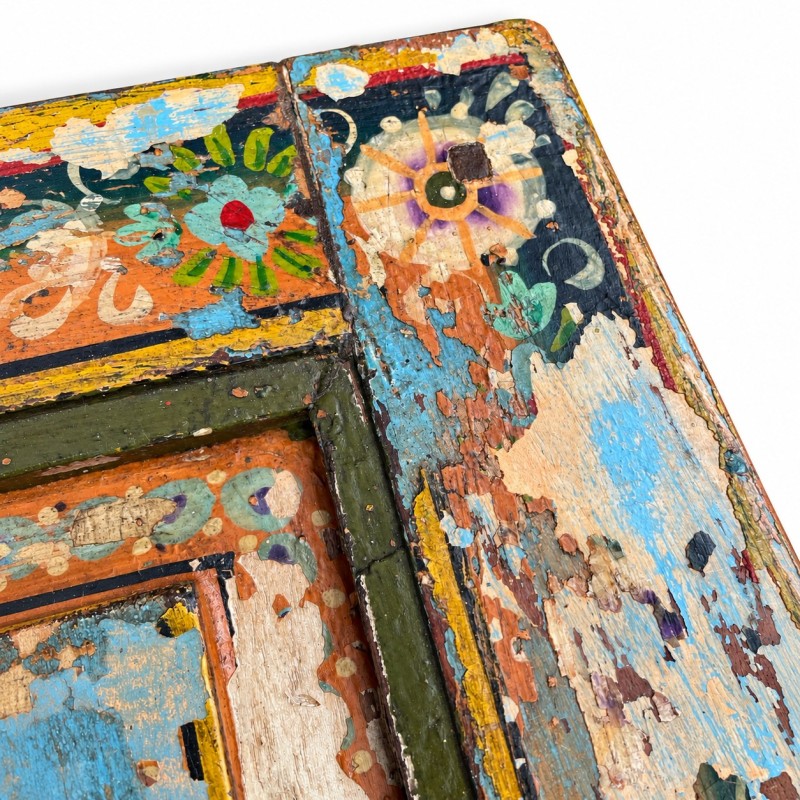 Hand-Painted Arch Mirror