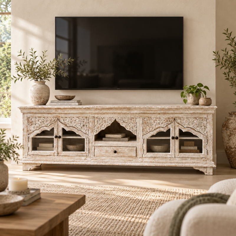 Arched Niche TV Cabinet 