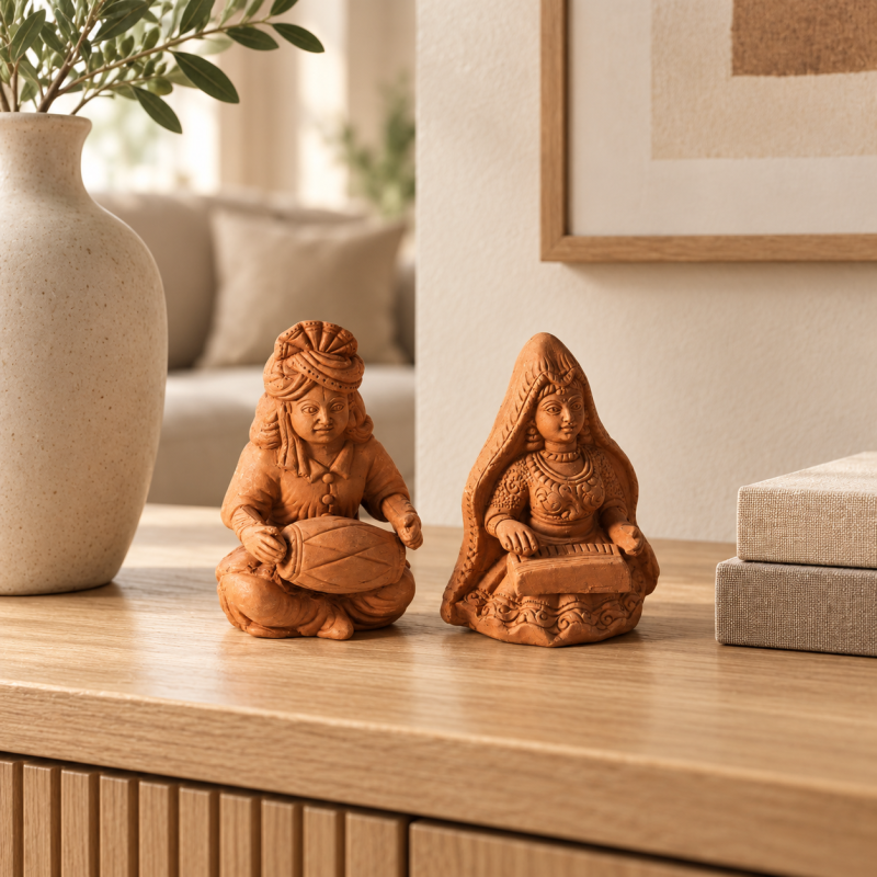 Terracotta Musician Figurines 