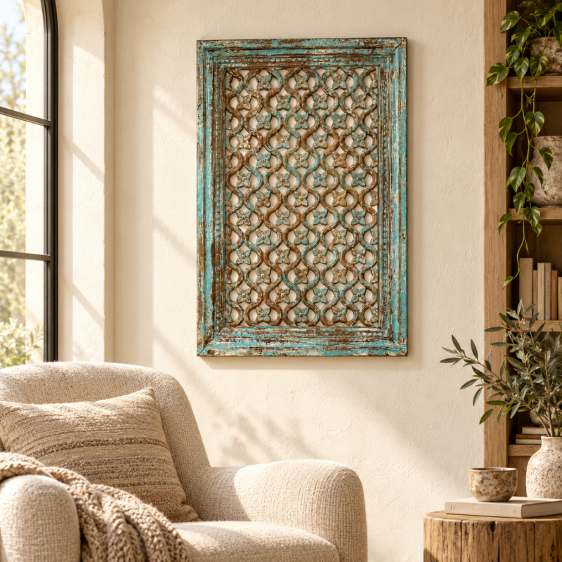 Fine Lattice Jali Screen Panel